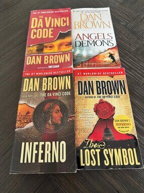 Dan Brown Robert Langdon Book Bundle | Da Vinci Code Angels & Demons Inferno